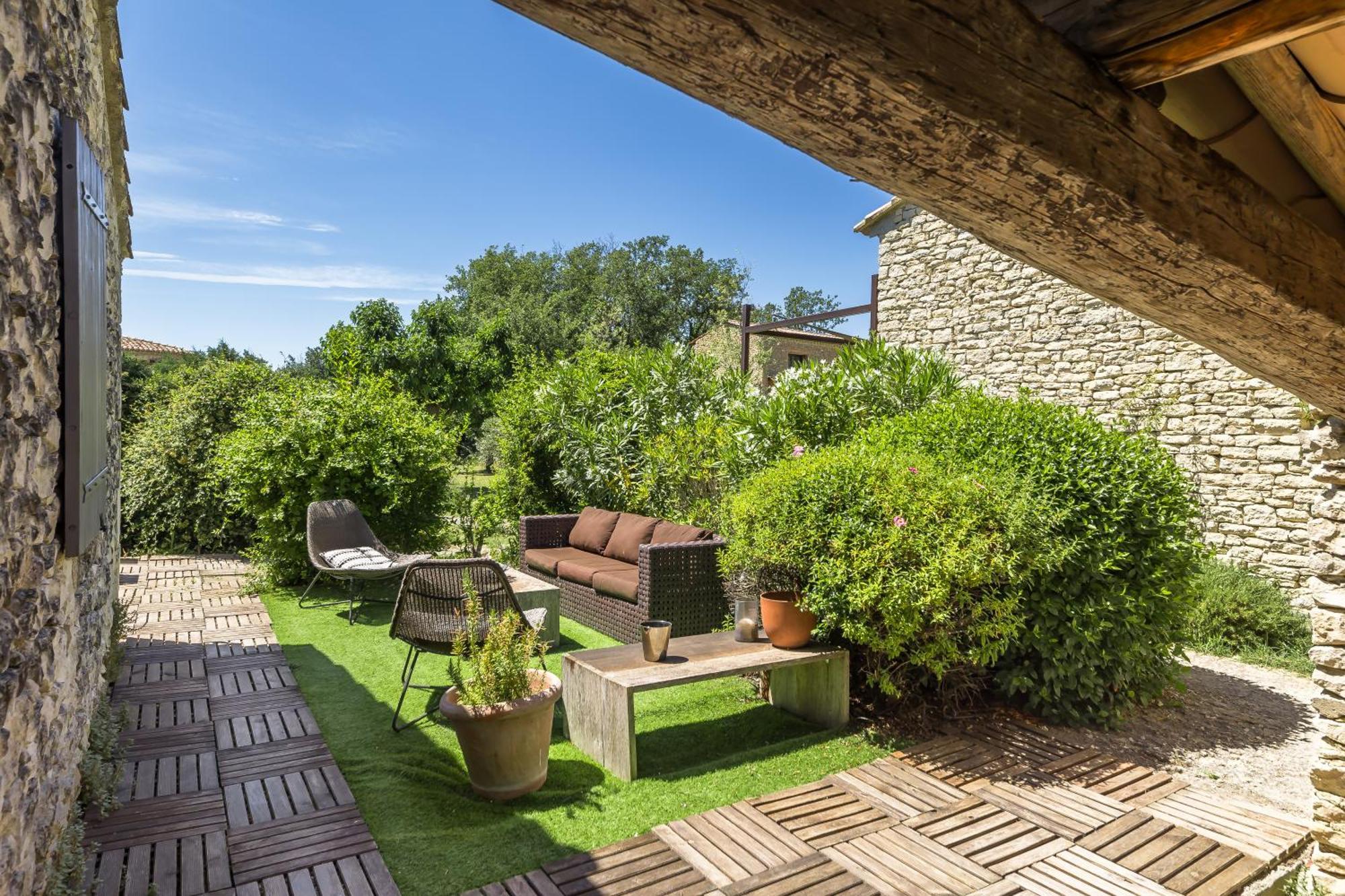 Villa sous la tonnelle à Gordes Extérieur photo